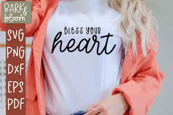 Bless Your Heart SVG: Graphics & Crafts Done Right