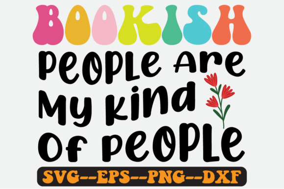 Bookish People SVG for Crafts & Graphics