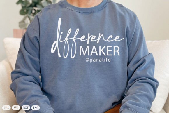 Difference Maker Para Life SVG: Graphics for Crafts Sellers