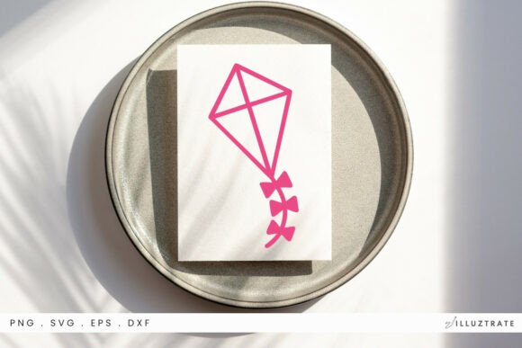 Doodle Kite SVG Design: Graphics for Playful Crafts