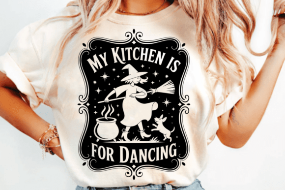 Farmhouse Kitchen Dancing SVG Design: Graphics for Crafts Brands