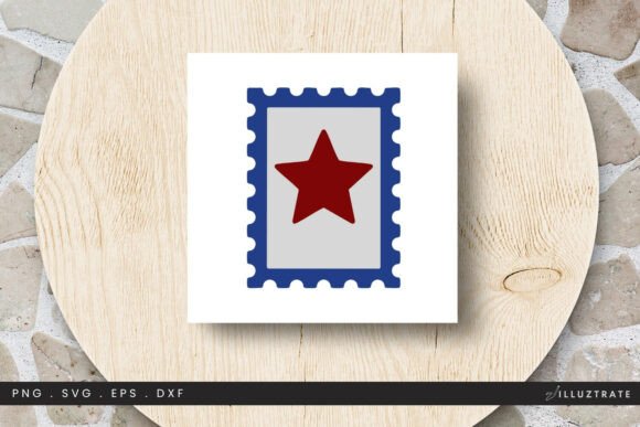 Star Stamp SVG Clipart: Graphics for Crafts & Local Branding