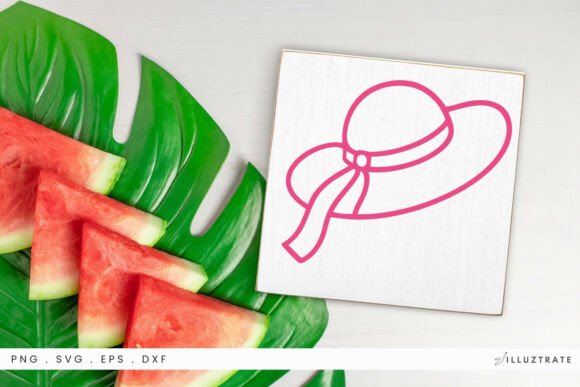 Summer Hat SVG Clipart: Graphics for Crafts & Creative Brands